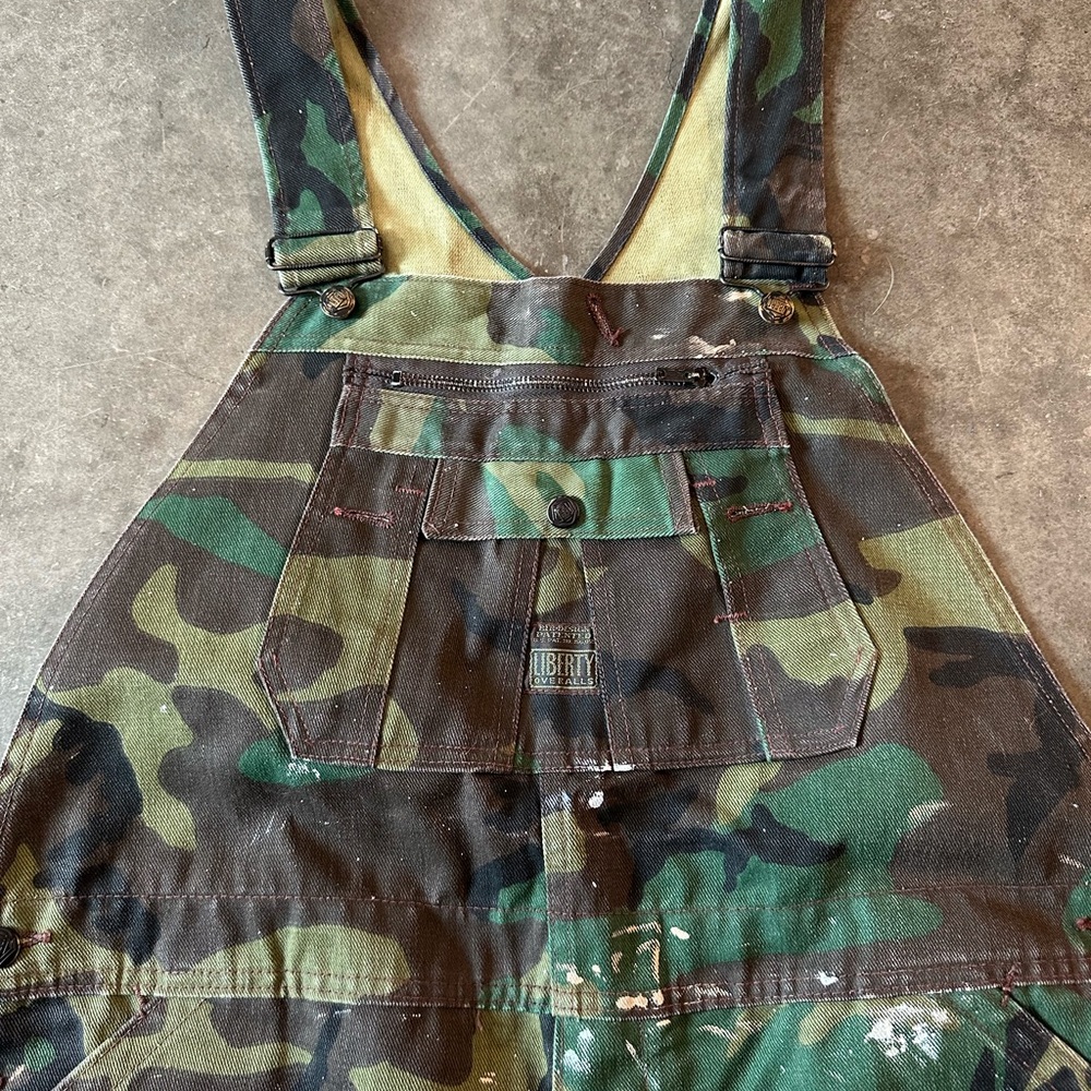 Vintage Liberty Men’s Camo Overalls - Picture 2 of 6